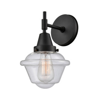 Caden One Light Wall Sconce in Matte Black (405|447-1W-BK-G534)