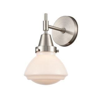 Caden One Light Wall Sconce in Satin Nickel (405|447-1W-SN-G321)