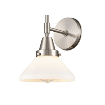 Caden One Light Wall Sconce in Satin Nickel (405|447-1W-SN-G4471)