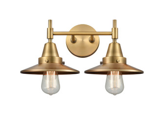 Caden Two Light Bath Vanity in Brushed Brass (405|447-2W-BB-M4-BB)