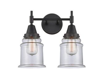 Caden Two Light Bath Vanity in Matte Black (405|447-2W-BK-G182)