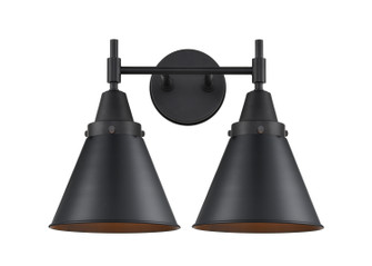 Caden LED Bath Vanity in Matte Black (405|447-2W-BK-M13-BK-LED)