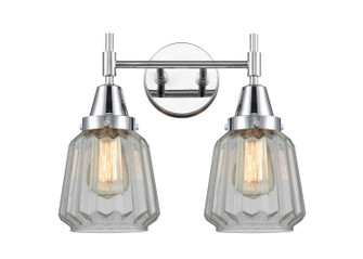 Caden Two Light Bath Vanity in Polished Chrome (405|447-2W-PC-G142)