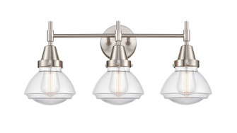 Caden LED Bath Vanity in Satin Nickel (405|447-3W-SN-G322-LED)