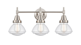 Caden LED Bath Vanity in Satin Nickel (405|447-3W-SN-G324-LED)