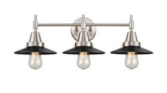 Caden LED Bath Vanity in Satin Nickel (405|447-3W-SN-M6-BK-LED)