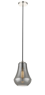 Auralume LED Mini Pendant in Polished Nickel (405|490-1P-PN-G573-7-LED)