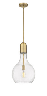 Auralume One Light Mini Pendant in Brushed Brass (405|492-1S-BB-G584-12)