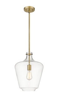 Norwalk One Light Mini Pendant in Brushed Brass (405|493-1S-BB-G502-12)