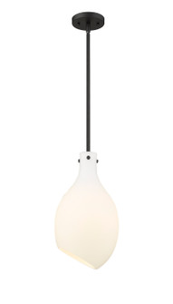Norwalk One Light Mini Pendant in Matte Black (405|493-1S-BK-G551-9)