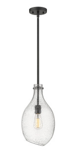 Norwalk One Light Mini Pendant in Matte Black (405|493-1S-BK-G554-9)