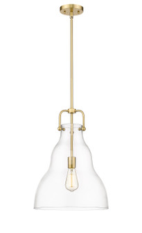 Haverhill One Light Pendant in Satin Gold (405|494-1S-SG-G592-14)
