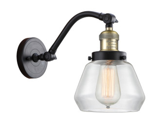 Franklin Restoration One Light Wall Sconce in Black Antique Brass (405|515-1W-BAB-G172)