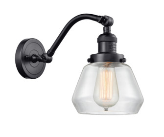 Franklin Restoration One Light Wall Sconce in Matte Black (405|515-1W-BK-G172)