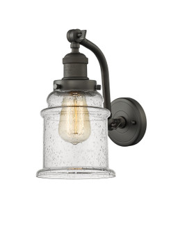 Franklin Restoration One Light Wall Sconce in Oil Rubbed Bronze (405|515-1W-OB-G184)