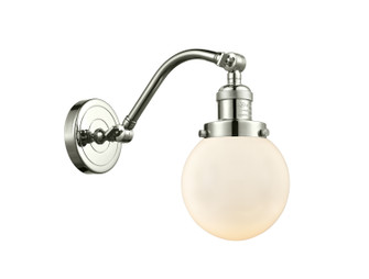 Franklin Restoration One Light Wall Sconce in Polished Nickel (405|515-1W-PN-G201-6)