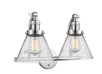 Franklin Restoration Two Light Bath Vanity in Polished Chrome (405|515-2W-PC-G44)