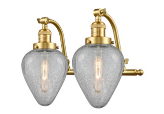 Franklin Restoration Two Light Bath Vanity in Satin Gold (405|515-2W-SG-G165)