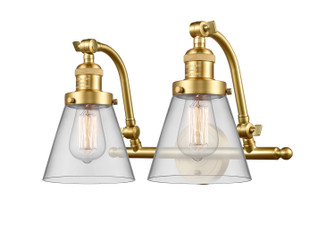 Franklin Restoration Two Light Bath Vanity in Satin Gold (405|515-2W-SG-G62)