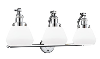 Franklin Restoration Three Light Bath Vanity in Polished Chrome (405|515-3W-PC-G171)