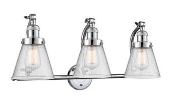 Franklin Restoration Three Light Bath Vanity in Polished Chrome (405|515-3W-PC-G64)