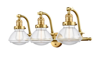 Franklin Restoration LED Bath Vanity in Satin Gold (405|515-3W-SG-G322-LED)