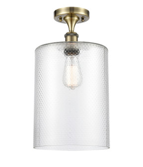 Ballston LED Semi-Flush Mount in Antique Brass (405|516-1C-AB-G112-L-LED)