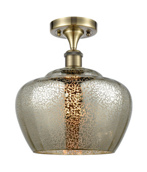 Ballston One Light Semi-Flush Mount in Antique Brass (405|516-1C-AB-G96-L)