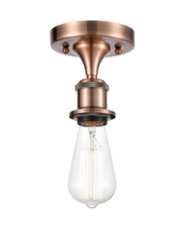 Ballston LED Semi-Flush Mount in Antique Copper (405|516-1C-AC-LED)