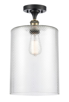 Ballston One Light Semi-Flush Mount in Black Antique Brass (405|516-1C-BAB-G112-L)