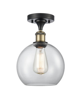 Ballston LED Semi-Flush Mount in Black Antique Brass (405|516-1C-BAB-G122-8-LED)