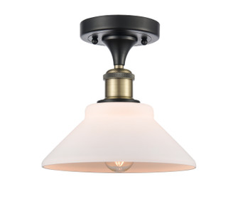 Ballston LED Semi-Flush Mount in Black Antique Brass (405|516-1C-BAB-G131-LED)
