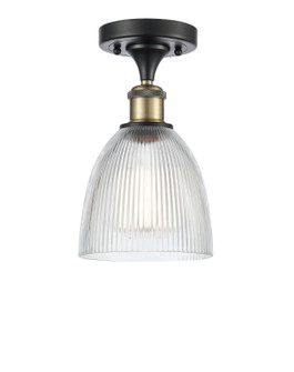 Ballston One Light Semi-Flush Mount in Black Antique Brass (405|516-1C-BAB-G382)