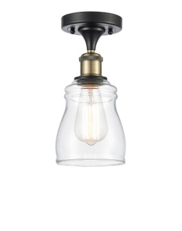 Ballston One Light Semi-Flush Mount in Black Antique Brass (405|516-1C-BAB-G392)