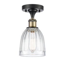 Ballston One Light Semi-Flush Mount in Black Antique Brass (405|516-1C-BAB-G442)