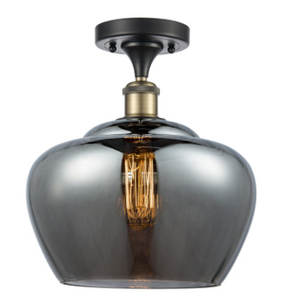Ballston One Light Semi-Flush Mount in Black Antique Brass (405|516-1C-BAB-G93-L)