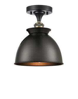 Ballston LED Semi-Flush Mount in Black Antique Brass (405|516-1C-BAB-M14-BK-LED)