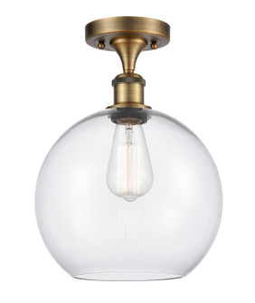 Ballston LED Semi-Flush Mount in Brushed Brass (405|516-1C-BB-G122-10-LED)