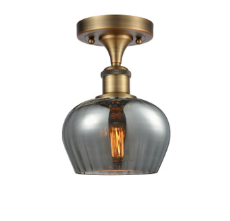 Ballston One Light Semi-Flush Mount in Brushed Brass (405|516-1C-BB-G93)