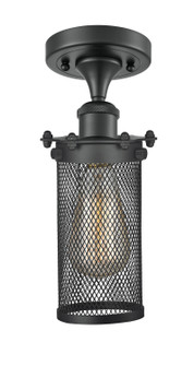 Austere LED Semi-Flush Mount in Matte Black (405|516-1C-BK-CE219-LED)
