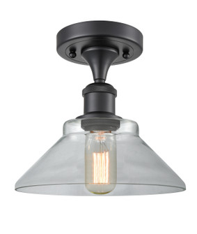 Ballston One Light Semi-Flush Mount in Matte Black (405|516-1C-BK-G132)