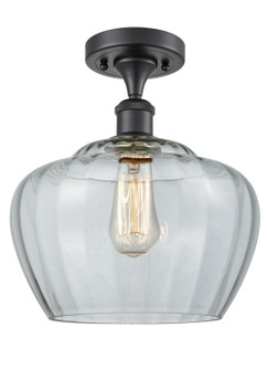 Ballston One Light Semi-Flush Mount in Matte Black (405|516-1C-BK-G92-L)