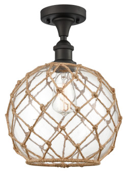 Ballston LED Semi-Flush Mount in Oil Rubbed Bronze (405|516-1C-OB-G122-10RB-LED)