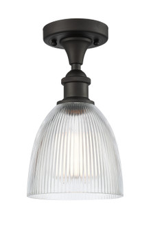 Ballston LED Semi-Flush Mount in Oil Rubbed Bronze (405|516-1C-OB-G382-LED)