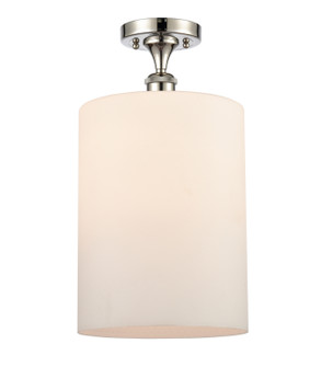 Ballston One Light Semi-Flush Mount in Polished Nickel (405|516-1C-PN-G111-L)