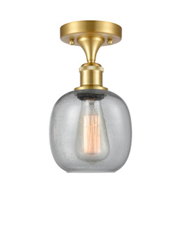 Ballston One Light Semi-Flush Mount in Satin Gold (405|516-1C-SG-G104)