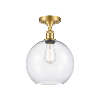 Ballston One Light Semi-Flush Mount in Satin Gold (405|516-1C-SG-G122-10)