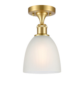 Ballston LED Semi-Flush Mount in Satin Gold (405|516-1C-SG-G381-LED)