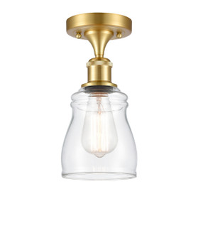 Ballston One Light Semi-Flush Mount in Satin Gold (405|516-1C-SG-G392)