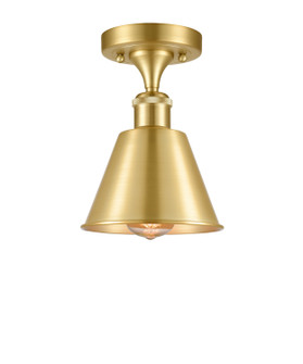 Ballston One Light Semi-Flush Mount in Satin Gold (405|516-1C-SG-M8)